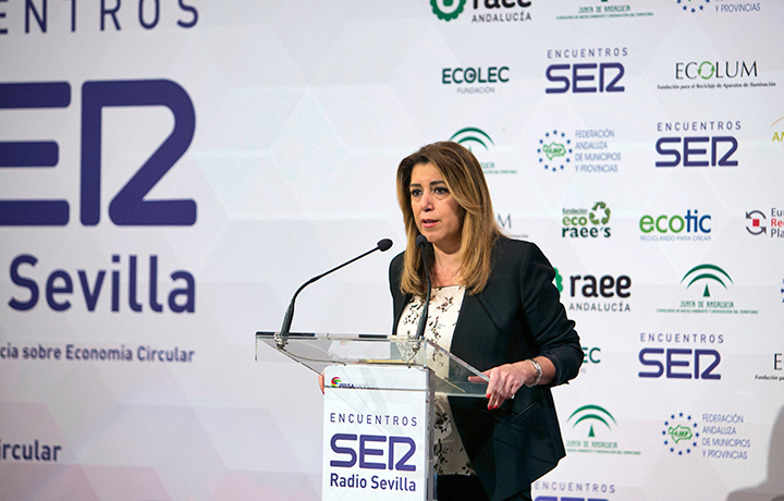 I Encuentro SER Economía Circular. Susana Díaz, presidenta de la Junta de Andalucía