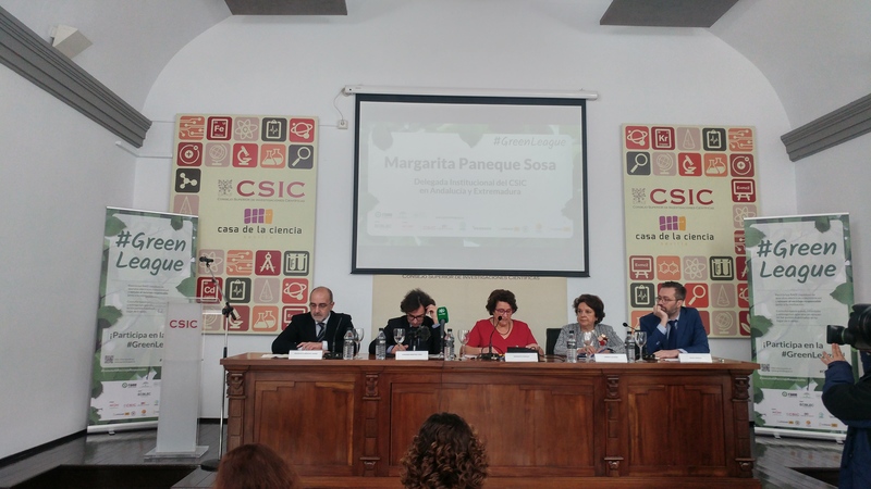 Presentación #GreenLeague Fundación Ecolec. Margarita Paneque, delegada institucional del CSIC en Andalucía y Extremadura