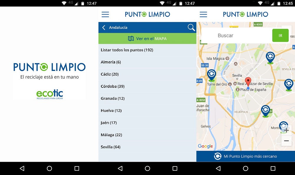 App Punto Limpio de ECOTIC