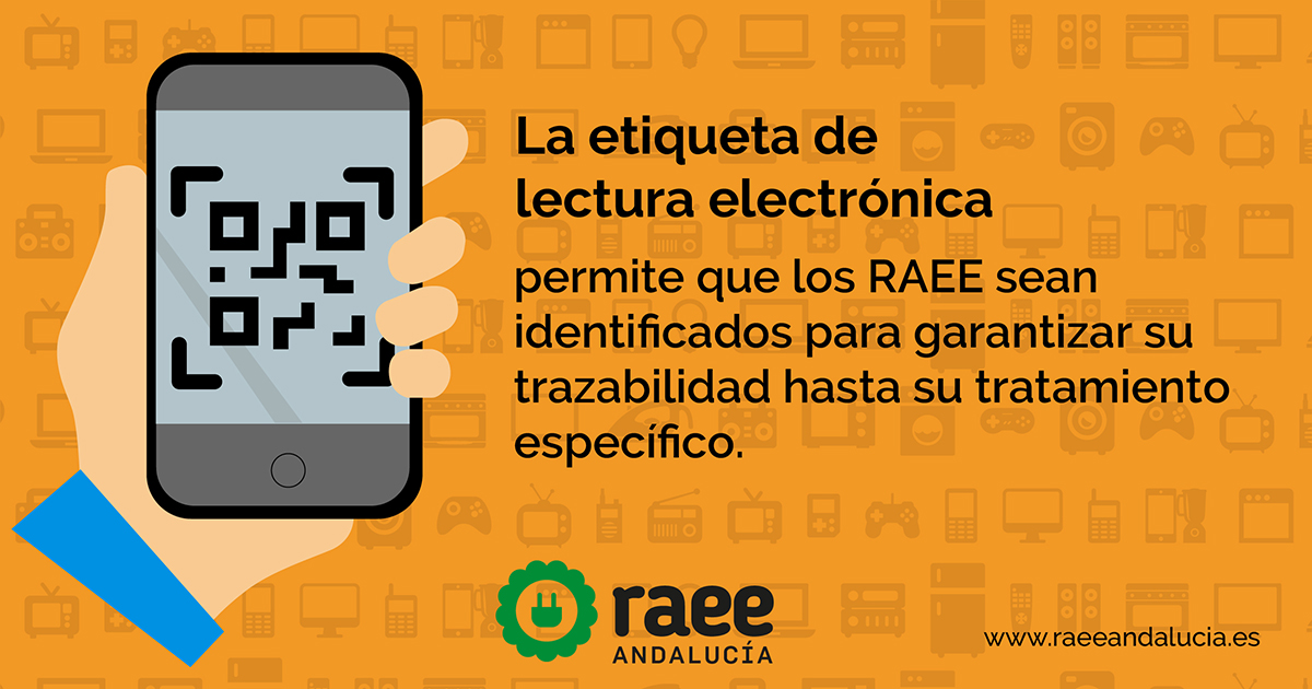 tarjeta de lectura electrónica RAEE