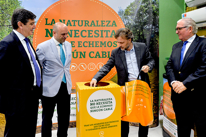 Andalucía recoge 24,2 millones de kilos en residuos de aparatos eléctricos y electrónicos durante 2015