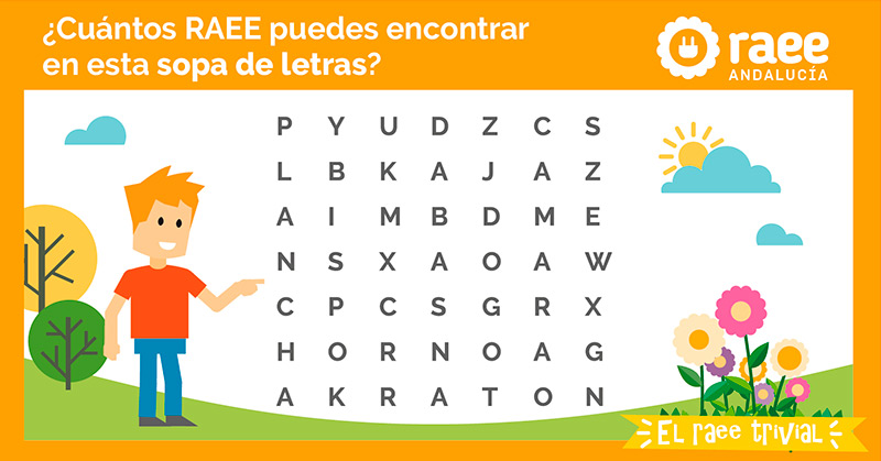 RAEE Trivial: sopa de letras 2