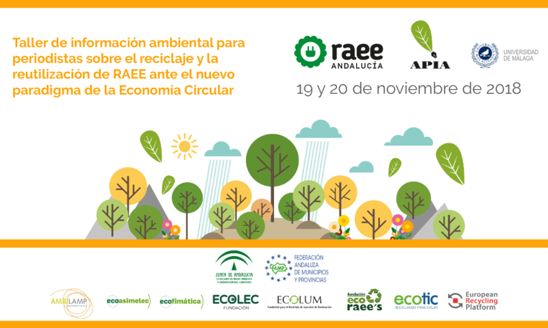 Taller información ambiental RAEE Andalucía y APIA