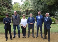 El consejero de Medios Ambiente, José Fiscal, visitó el taller.