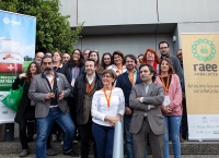 Foto de familia de los asistentes al II Taller de información ambiental